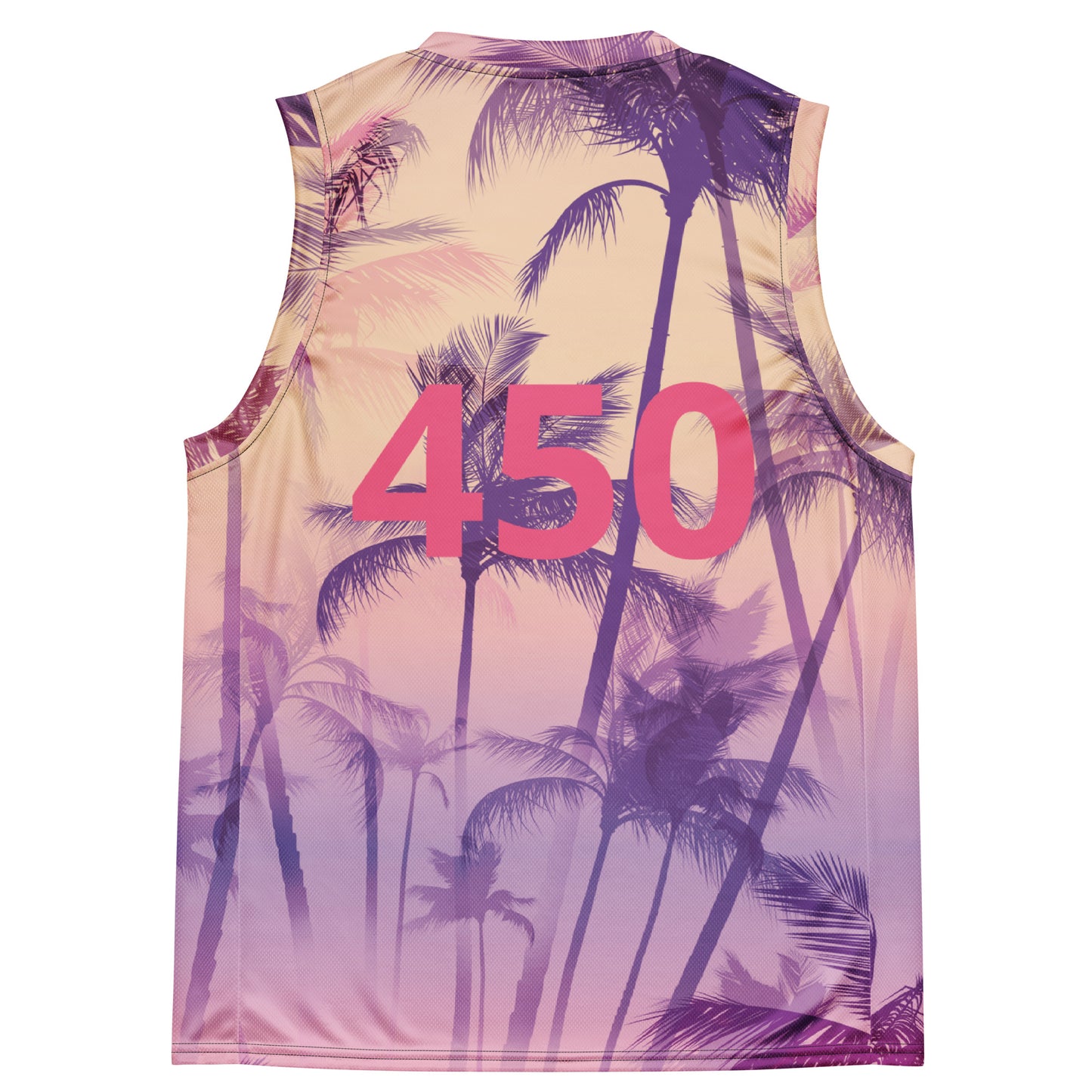 Recycled unisex basketball jersey