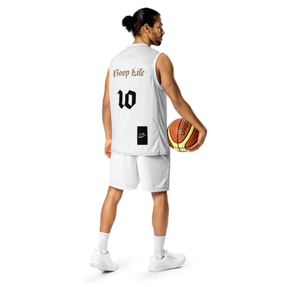 Recycled unisex basketball jersey