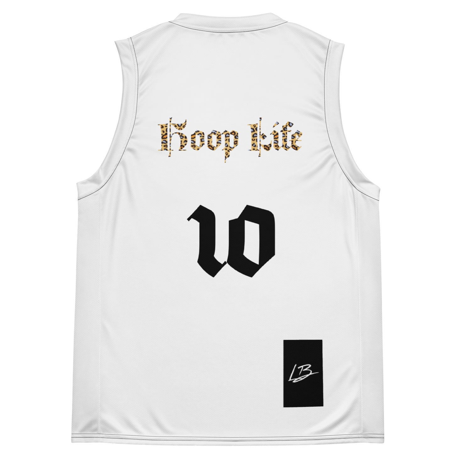 Recycled unisex basketball jersey