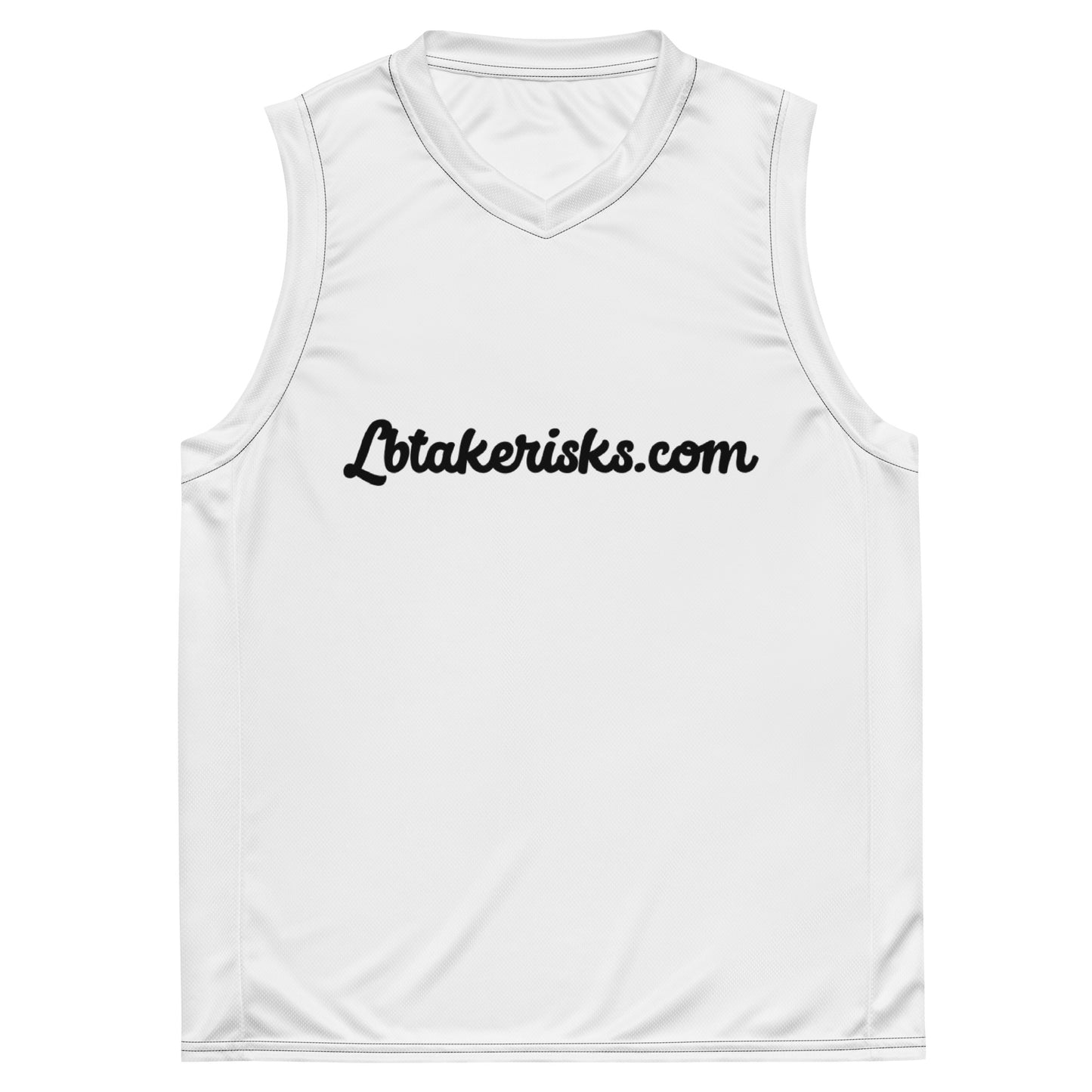 Recycled unisex basketball jersey