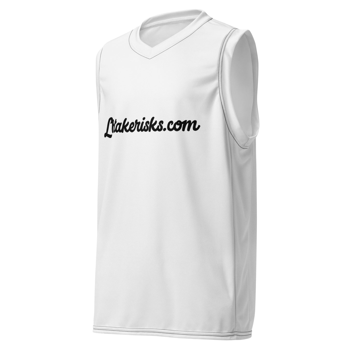 Recycled unisex basketball jersey