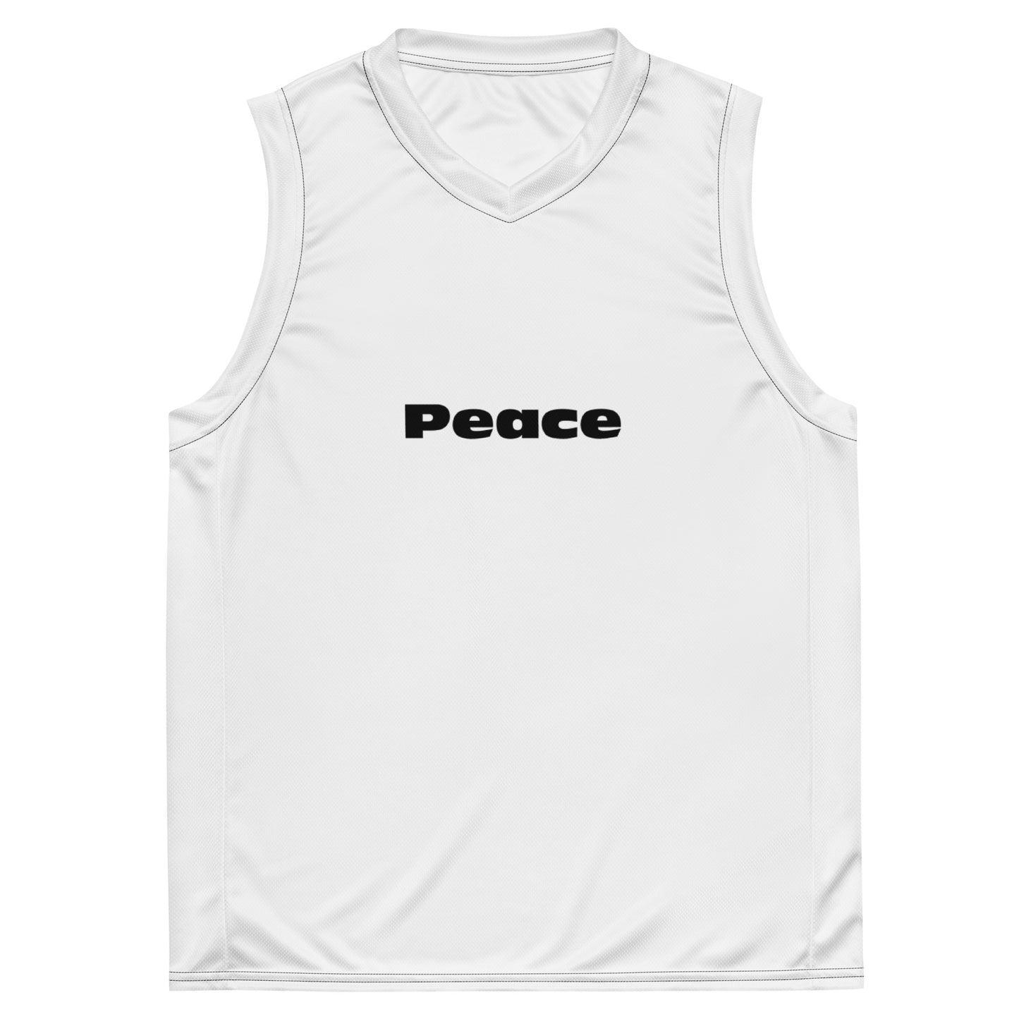 Recycled unisex basketball jersey