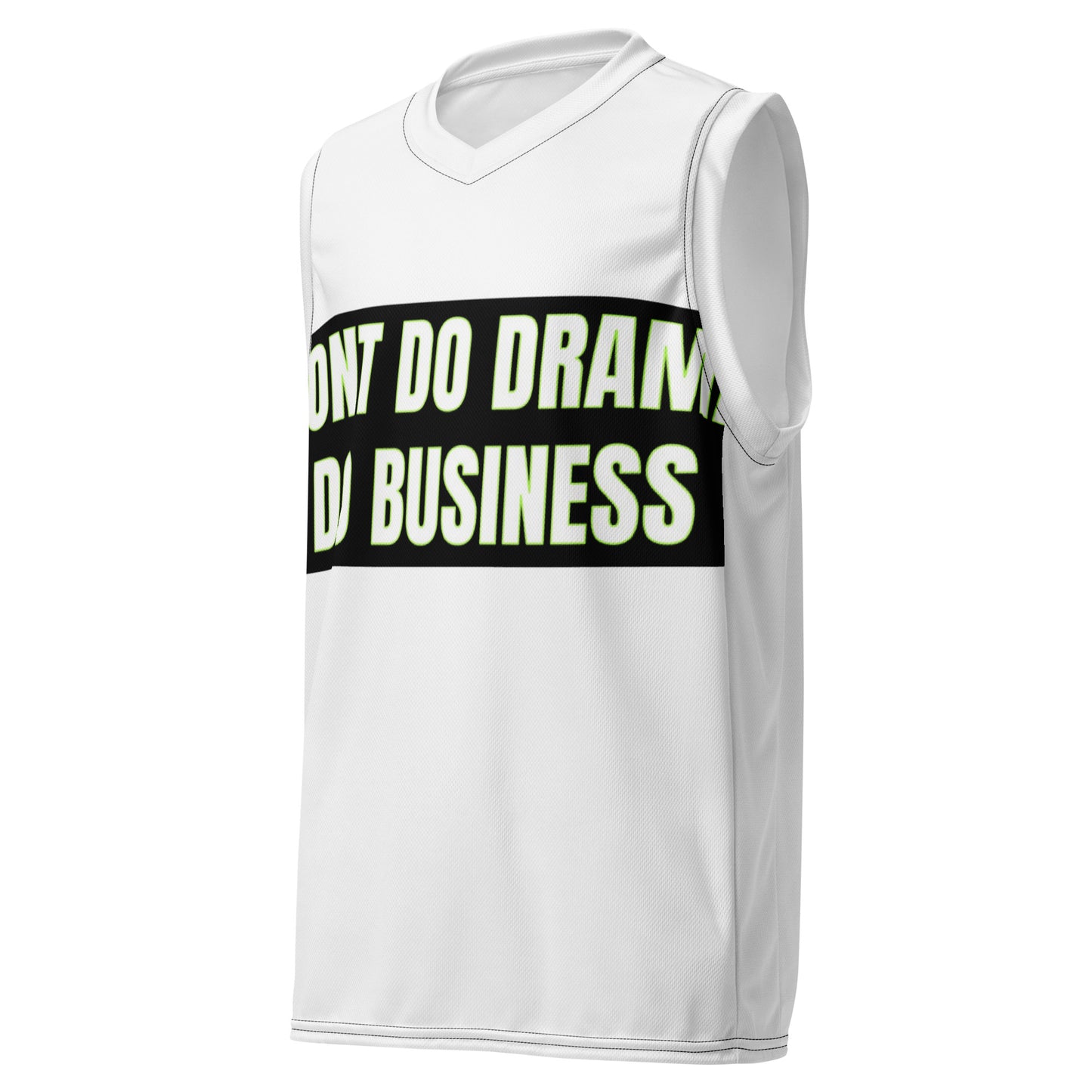 Recycled unisex basketball jersey