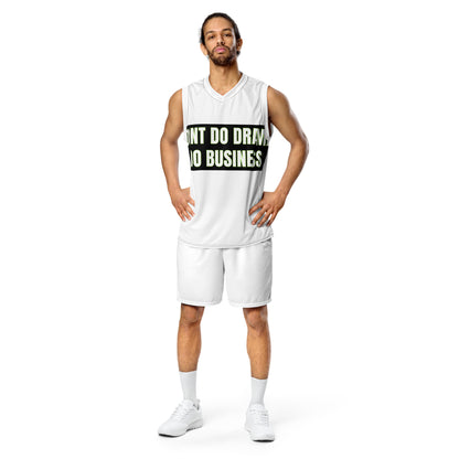 Recycled unisex basketball jersey