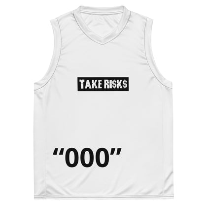 Recycled unisex basketball jersey