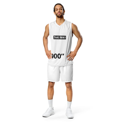 Recycled unisex basketball jersey