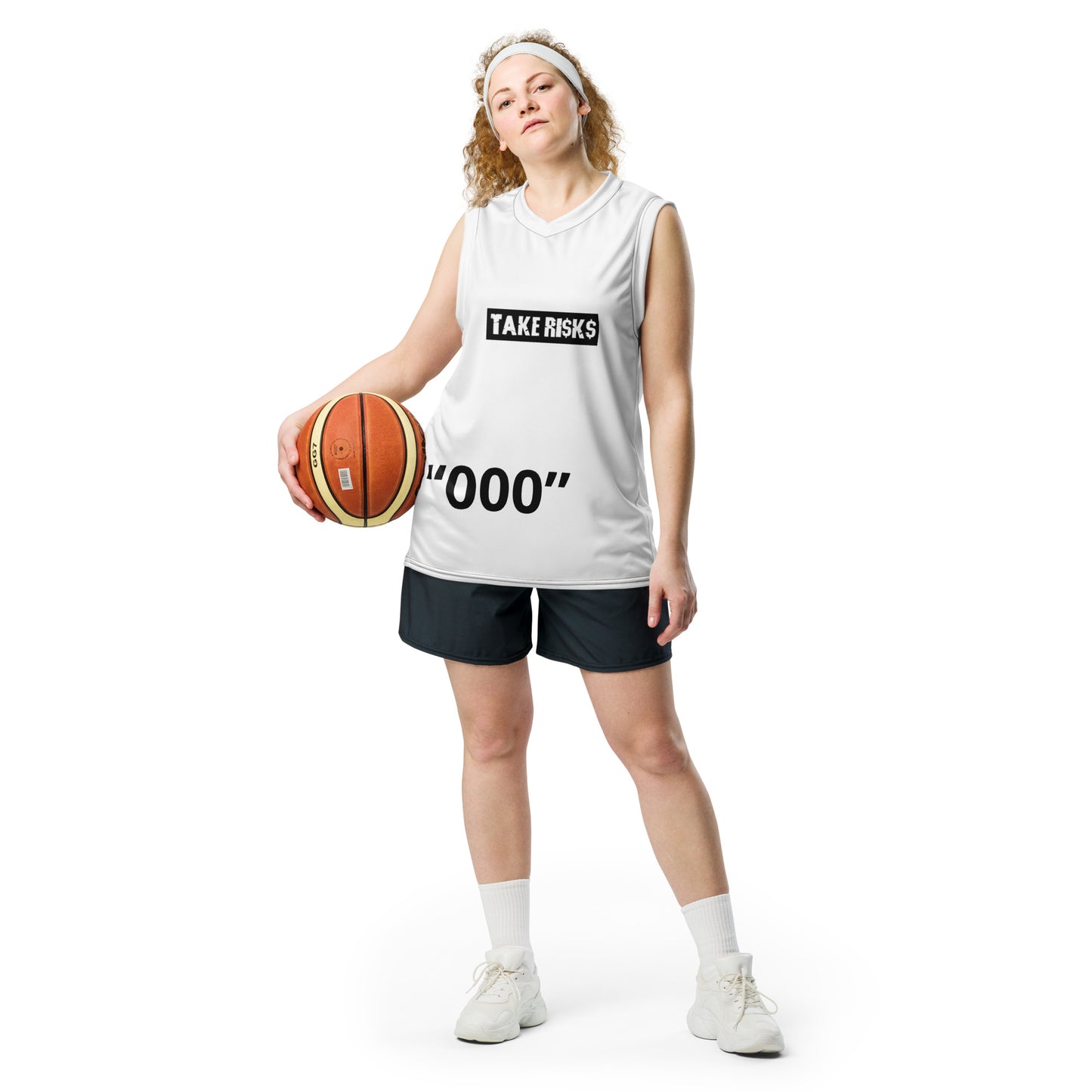 Recycled unisex basketball jersey