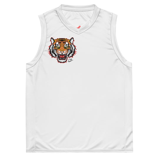 Recycled unisex basketball jersey