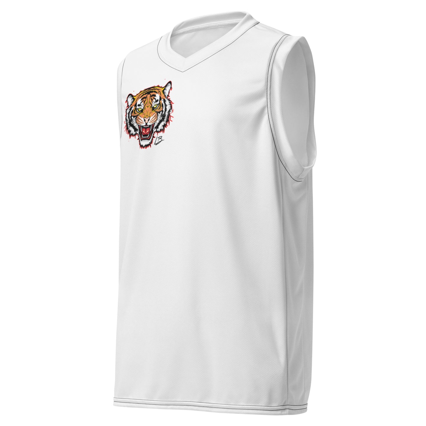 Recycled unisex basketball jersey