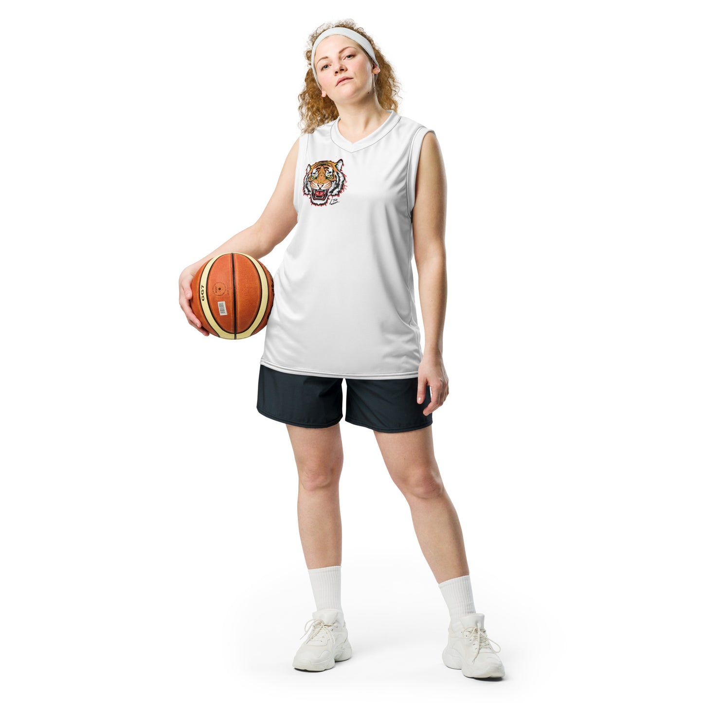 Recycled unisex basketball jersey