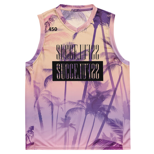 Recycled unisex basketball jersey