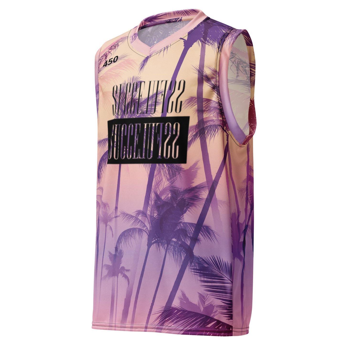 Recycled unisex basketball jersey