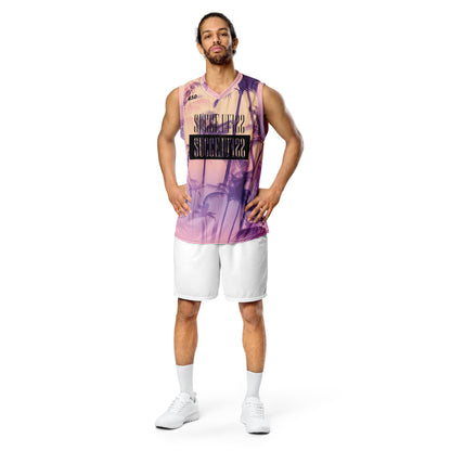 Recycled unisex basketball jersey