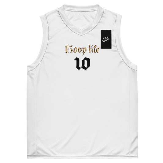 Recycled unisex basketball jersey