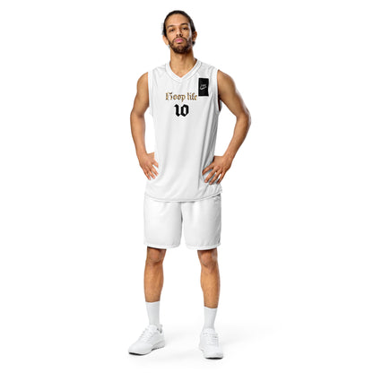 Recycled unisex basketball jersey