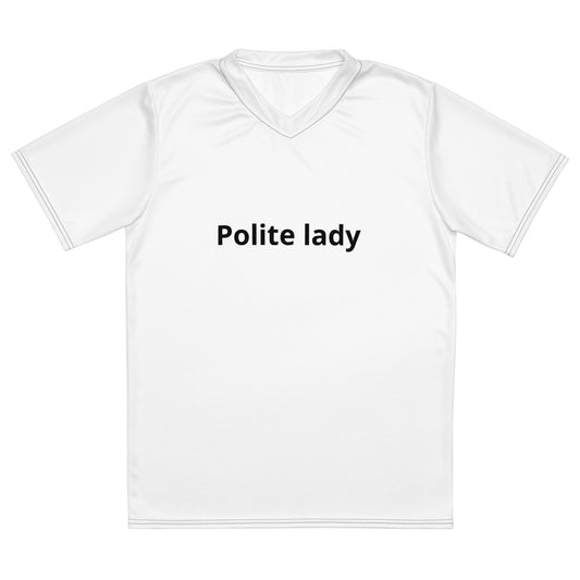 Recycled unisex sports jersey