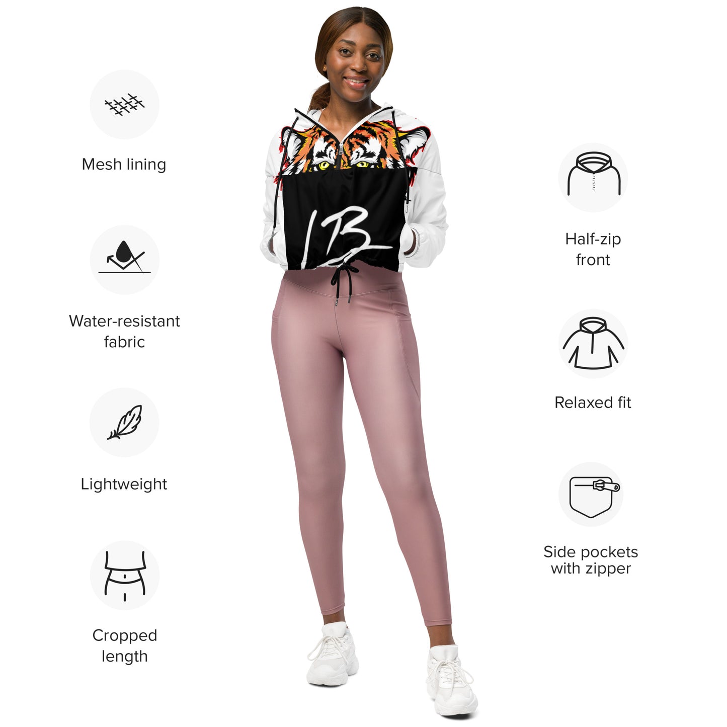 Women’s cropped windbreaker