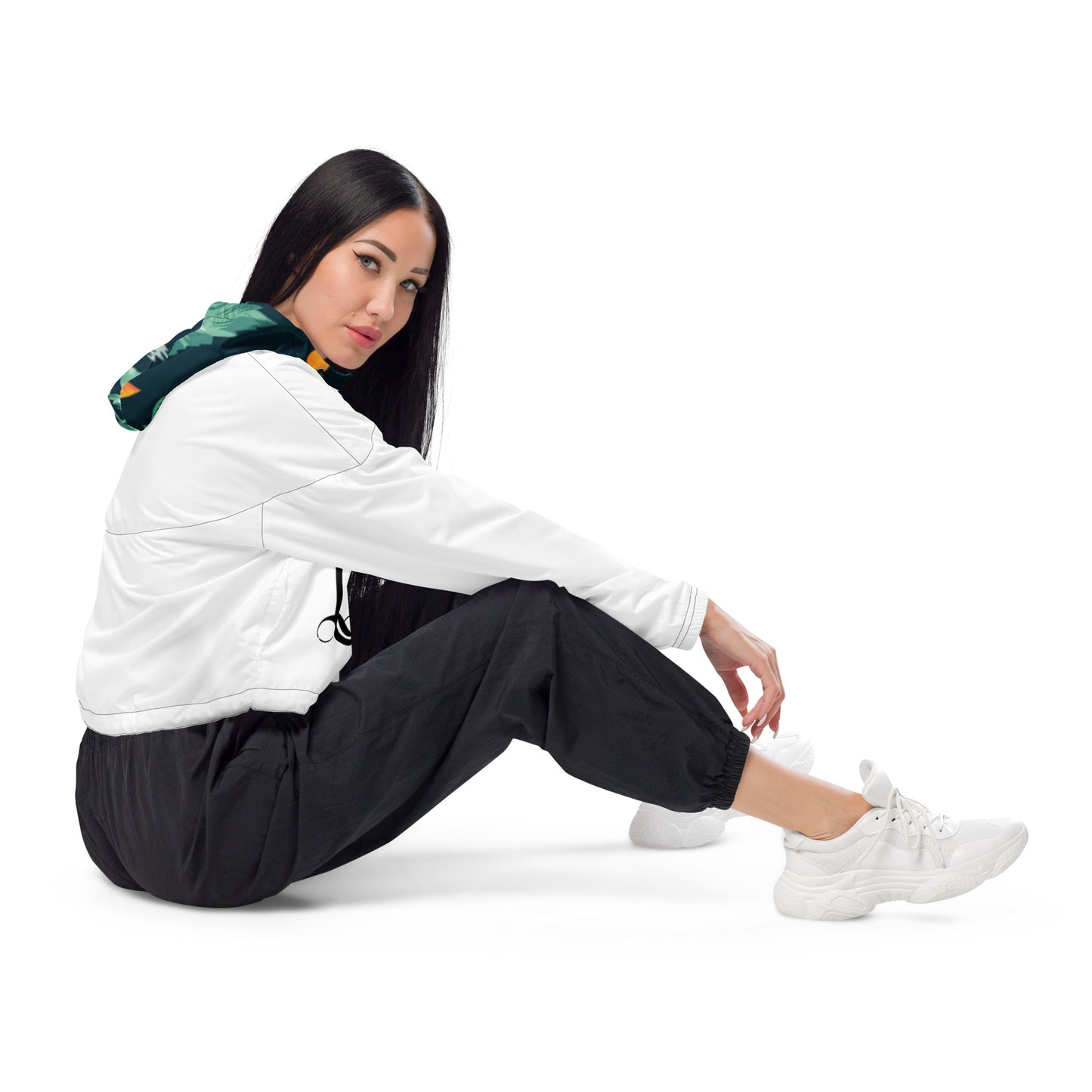 Women’s cropped windbreaker