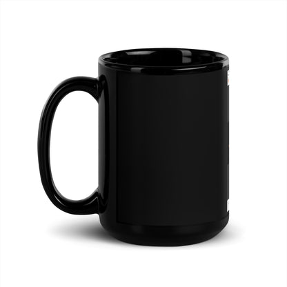 Black Glossy Mug regular flam