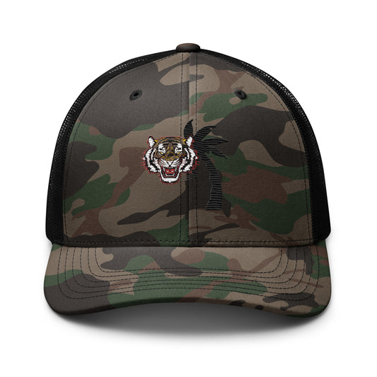 Camouflage trucker hat