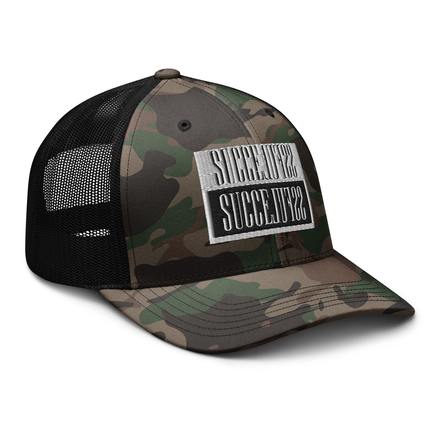 Camouflage trucker hat sale