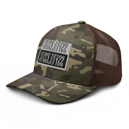 Camouflage trucker hat sale