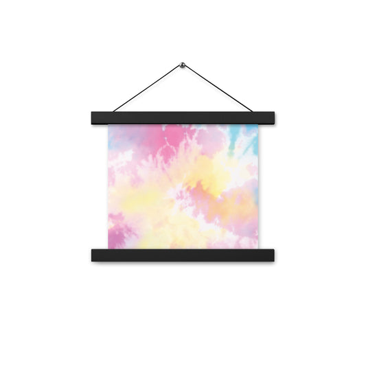 Poster with hangers