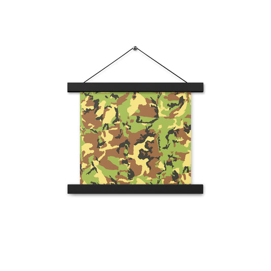 Poster with hangers camo