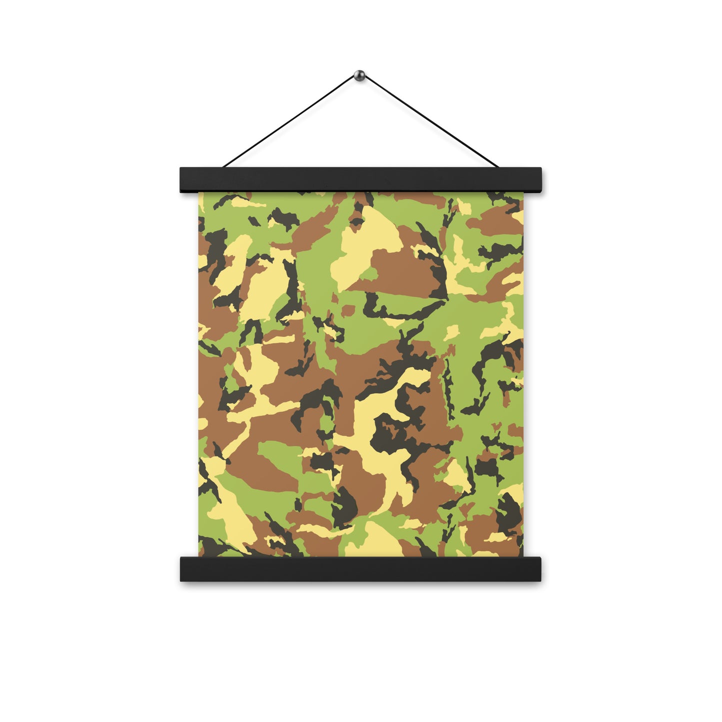 Poster with hangers camo