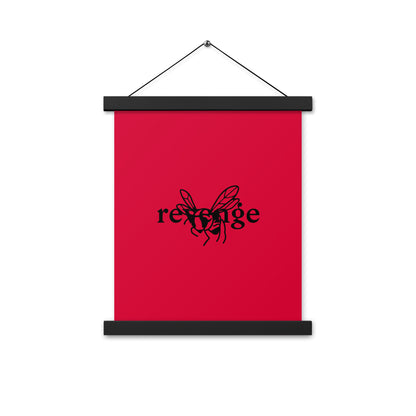 Poster with hangers