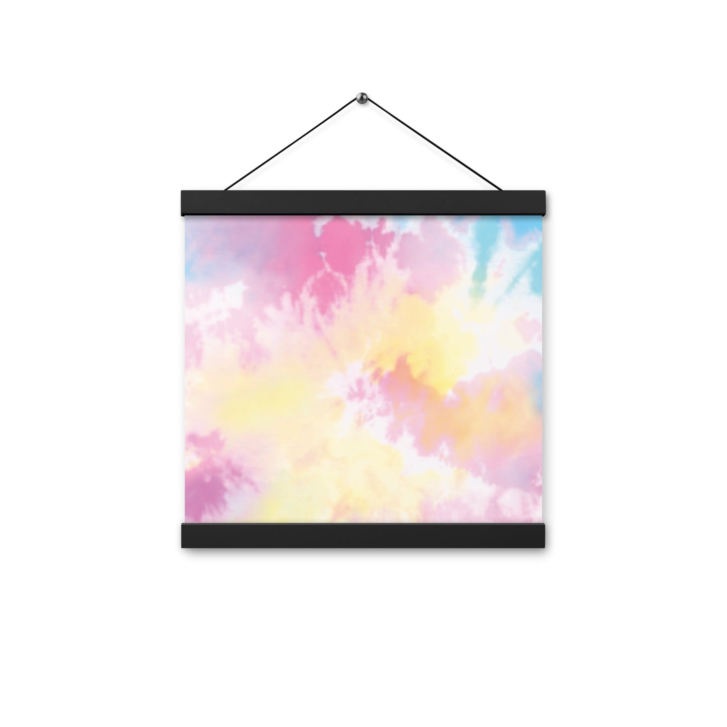 Poster with hangers