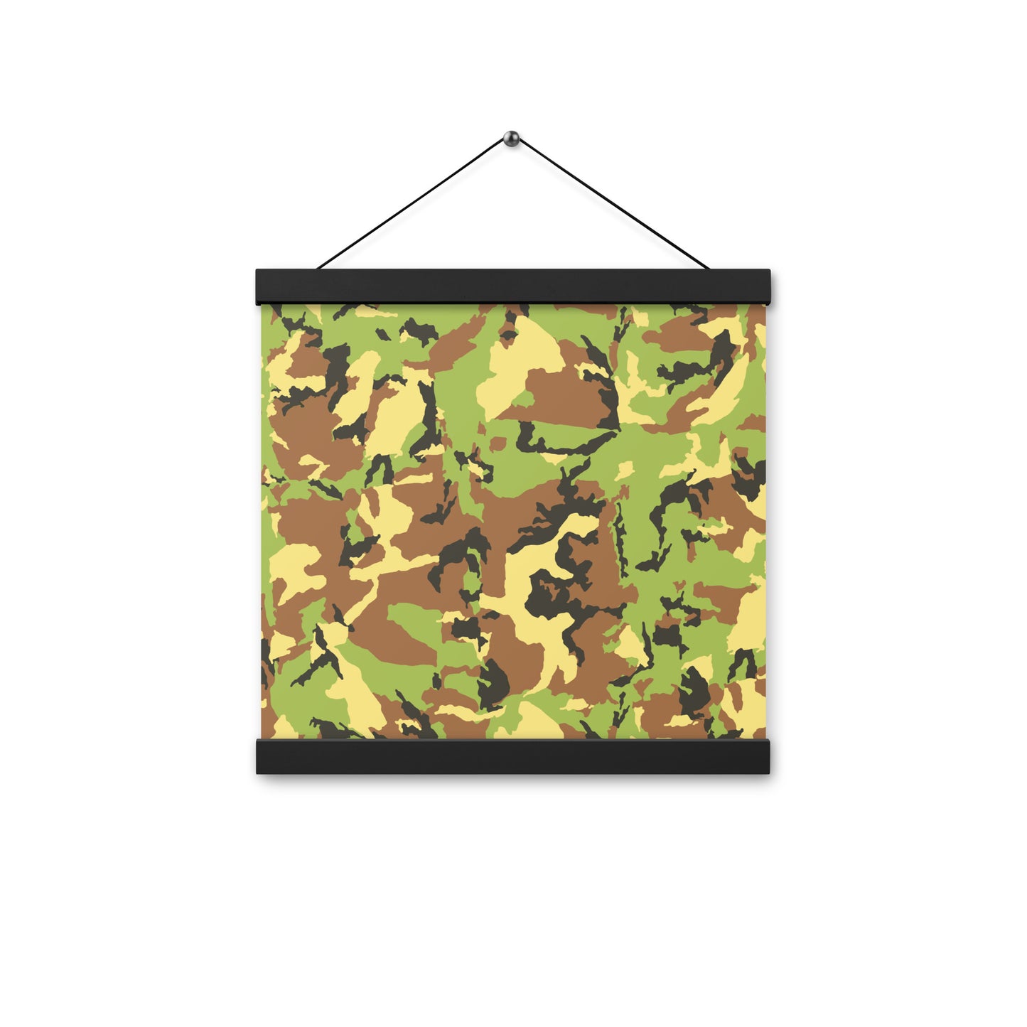 Poster with hangers camo