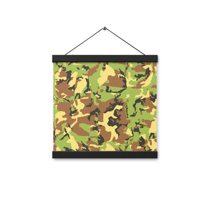 Poster with hangers camo