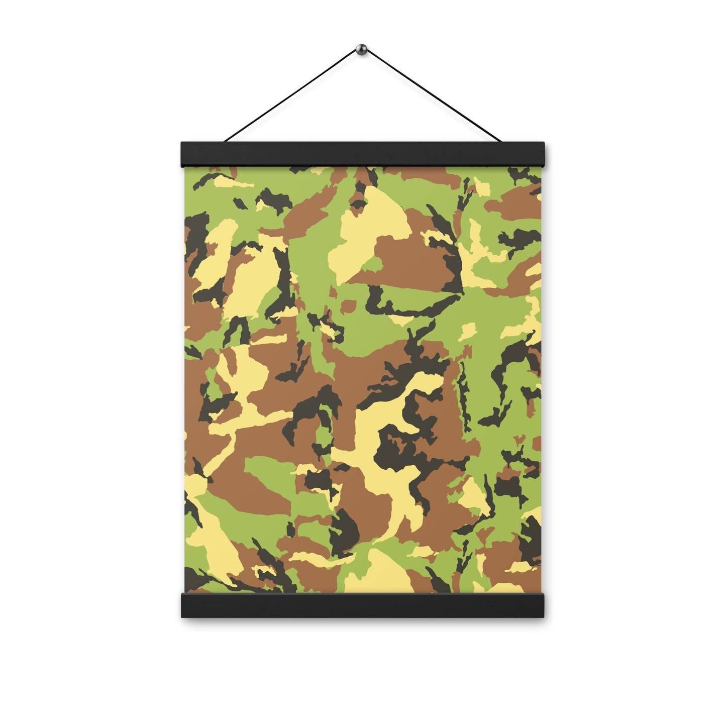 Poster with hangers camo