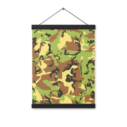 Poster with hangers camo