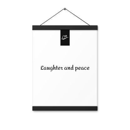 Poster with hangers