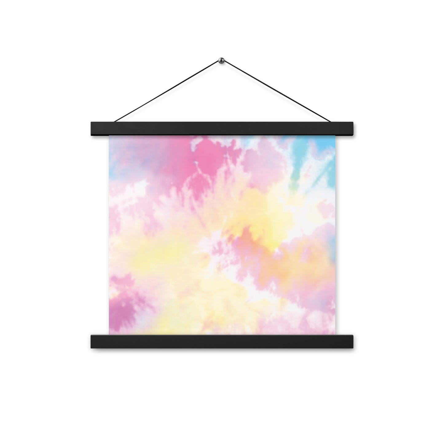 Poster with hangers