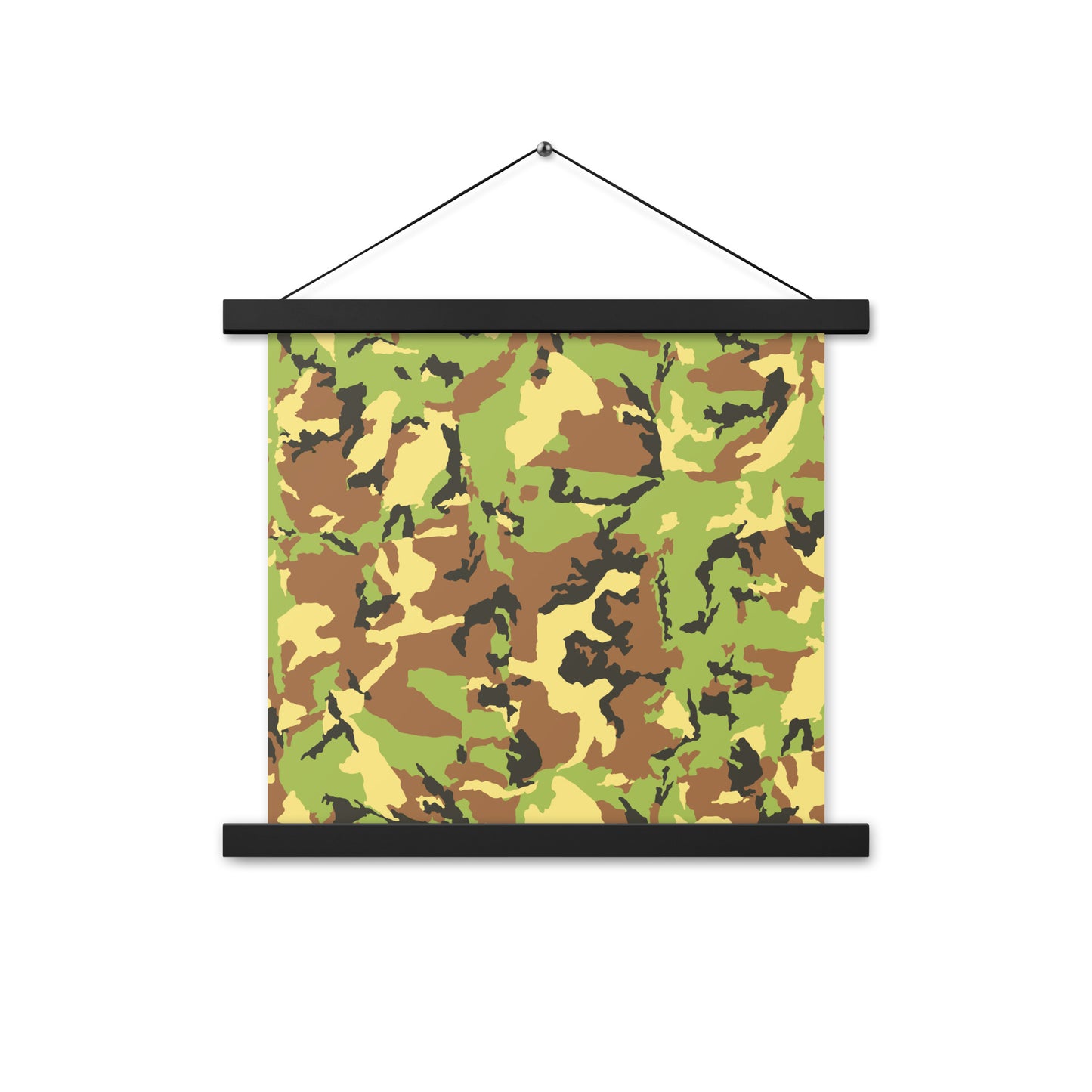 Poster with hangers camo