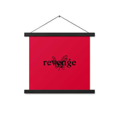 Poster with hangers