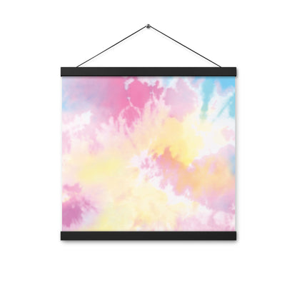 Poster with hangers