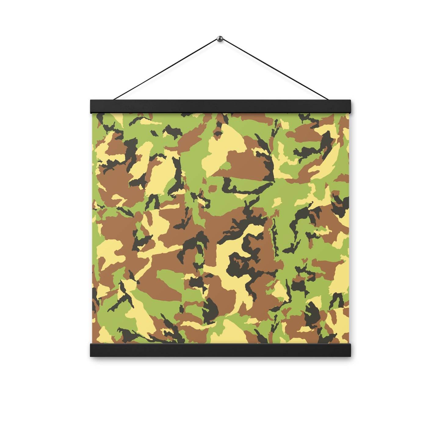 Poster with hangers camo