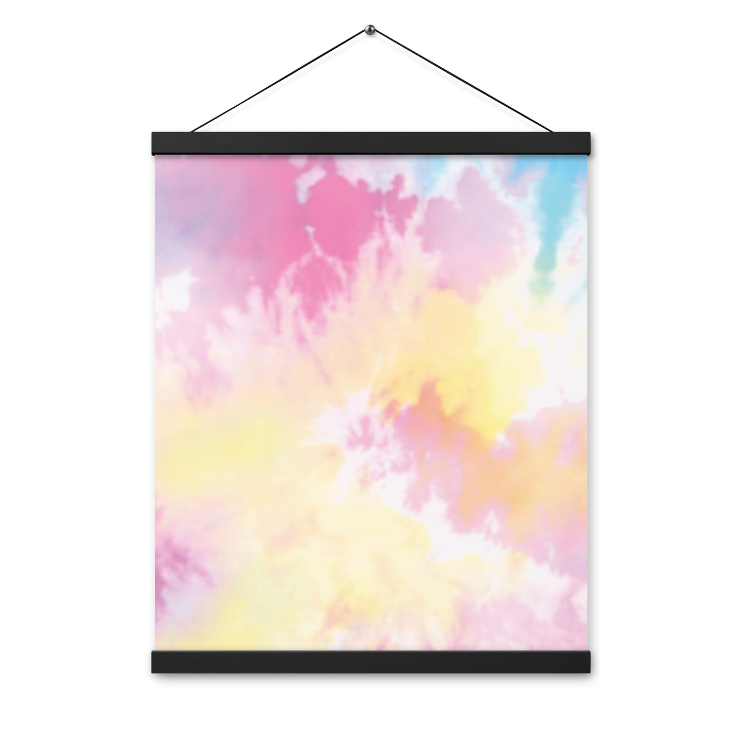 Poster with hangers