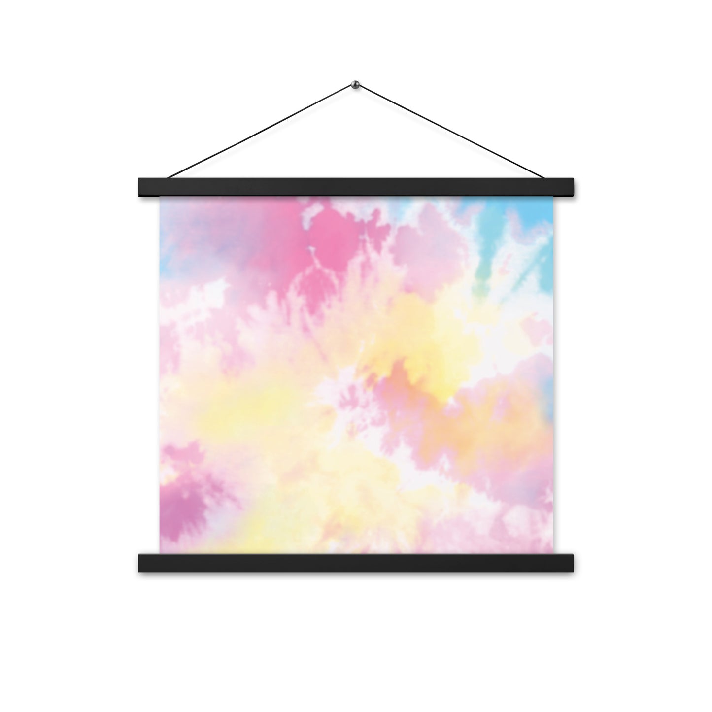 Poster with hangers
