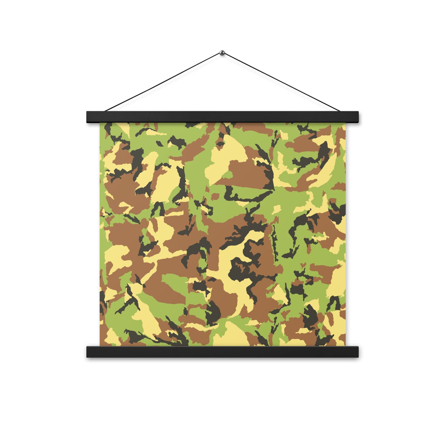 Poster with hangers camo