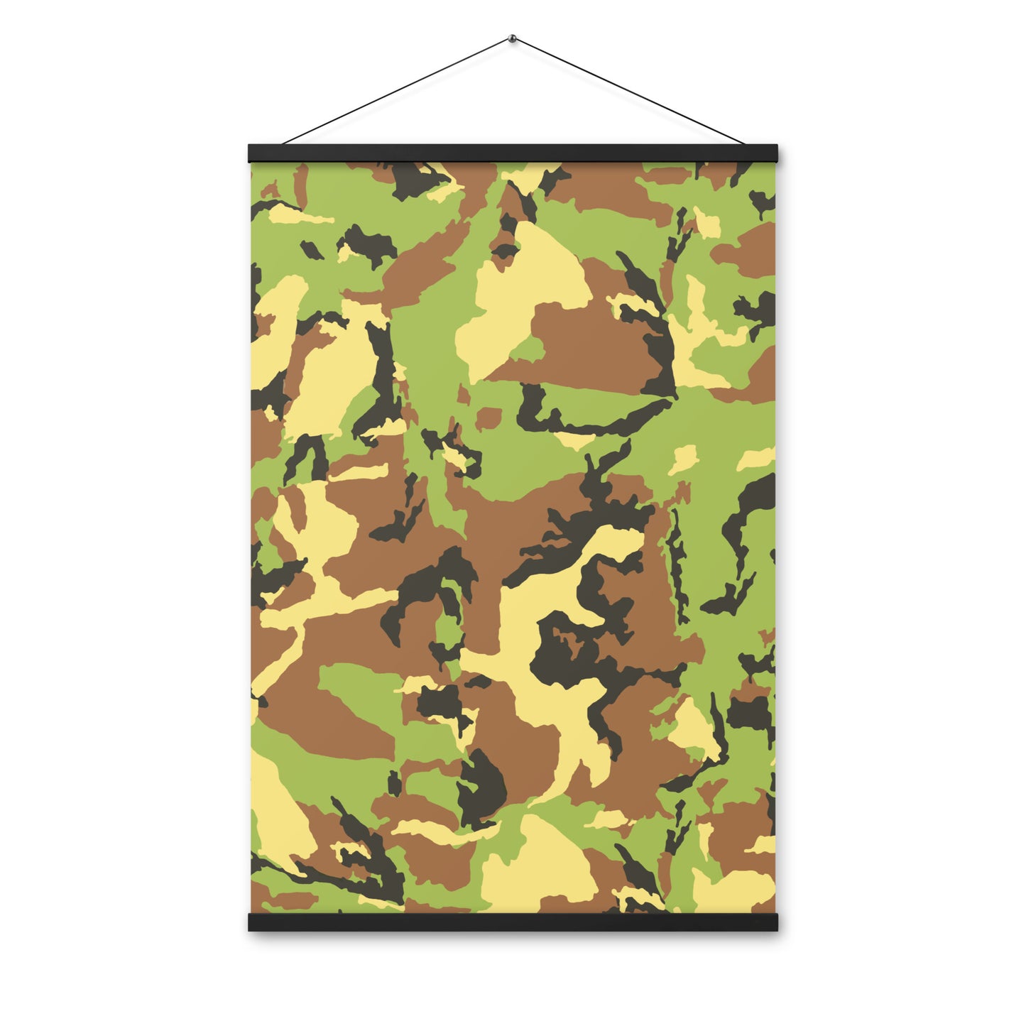 Poster with hangers camo