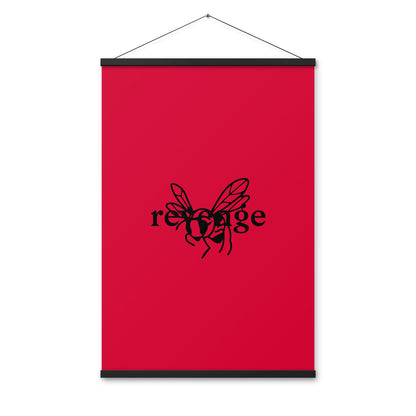 Poster with hangers