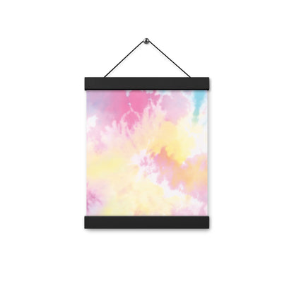 Poster with hangers