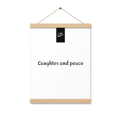 Poster with hangers