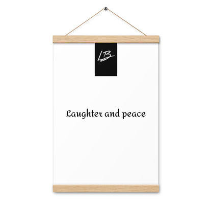 Poster with hangers