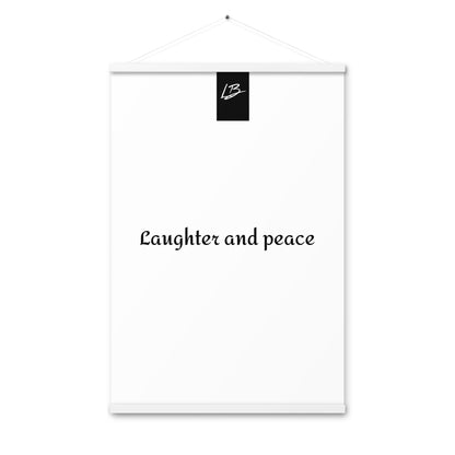 Poster with hangers